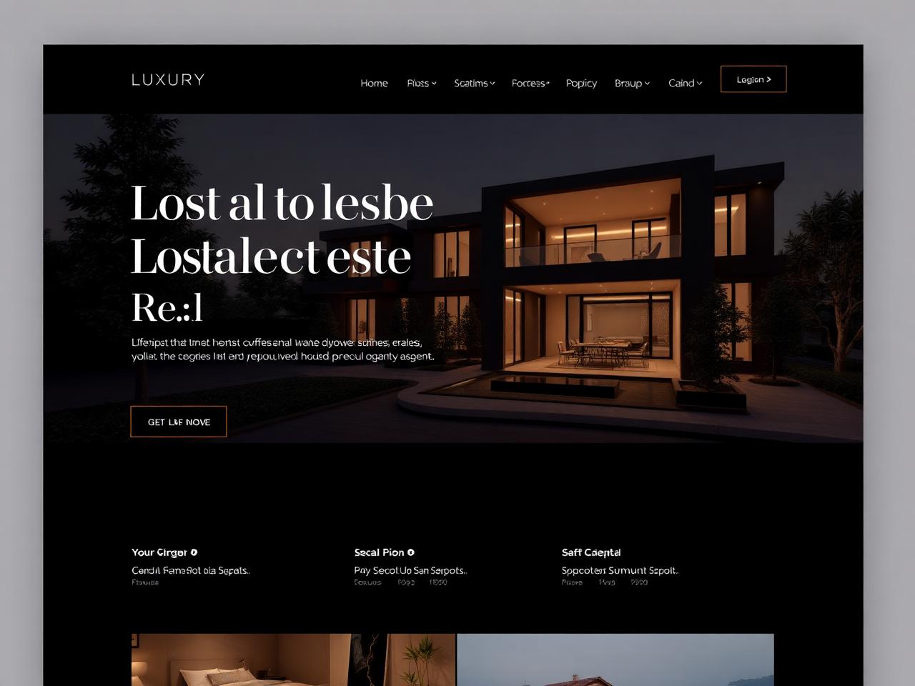 Ukážka — Web pre realitného makléra